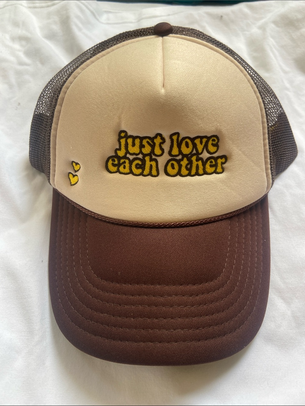 LaLa Land Just Love Each Other Trucker Hat